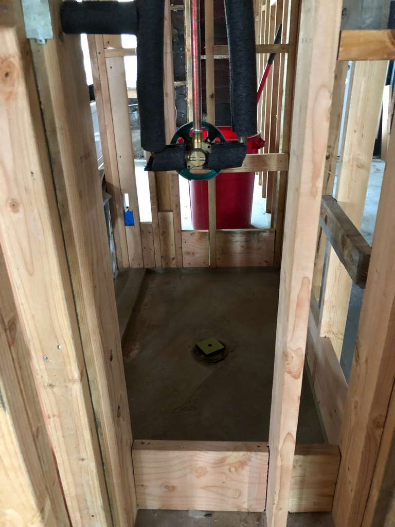 water-control-valve-and-insulated-copper-pipes-for-bathroom-shower-in-Remodel-and-Home-Addition