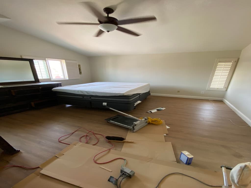 Protecting Lamate Floor while working, a2mcontractors