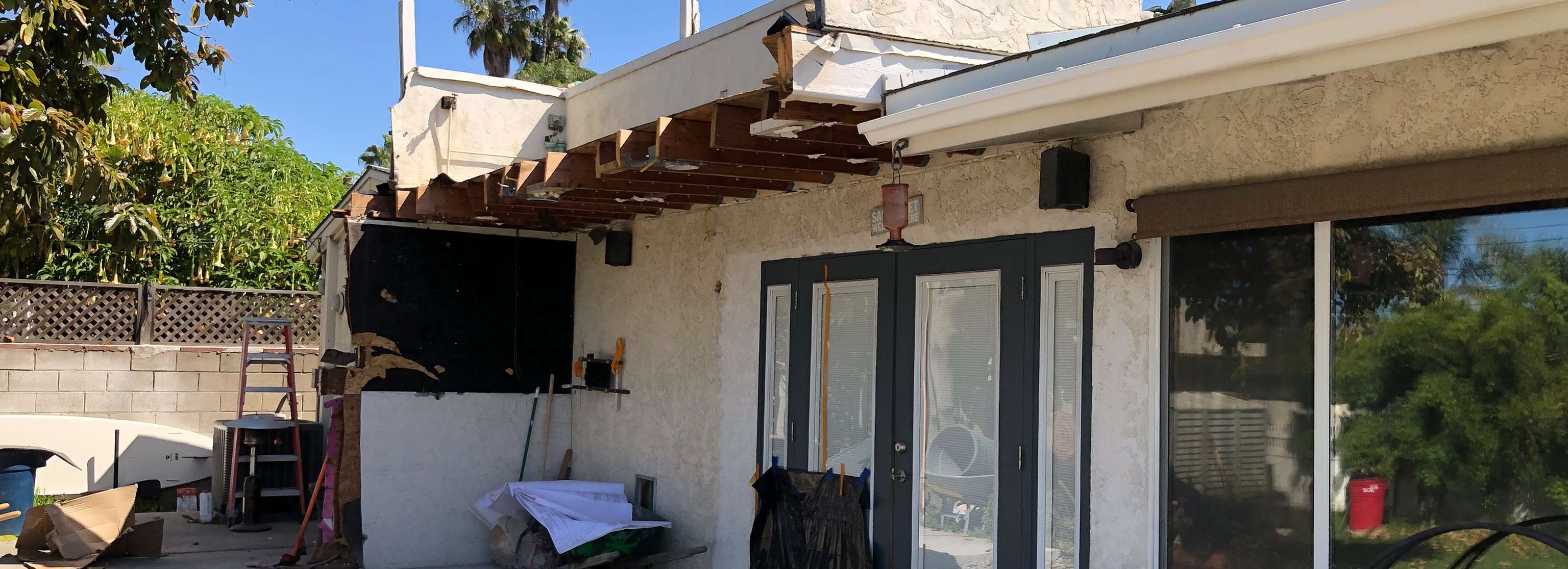 panoramic-view-of-1st-floor-remodel back yard