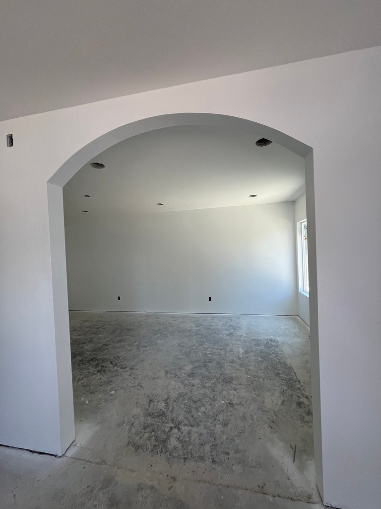 ADU arched room opening