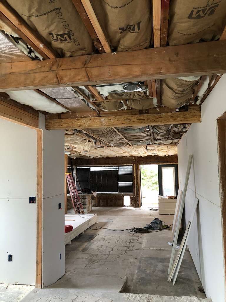 sheetrock-applied-to-the-frame-walls
