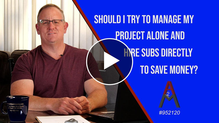 Ask The Pros,  Hiring Subs and Manage my Project, a2mContractors, #4