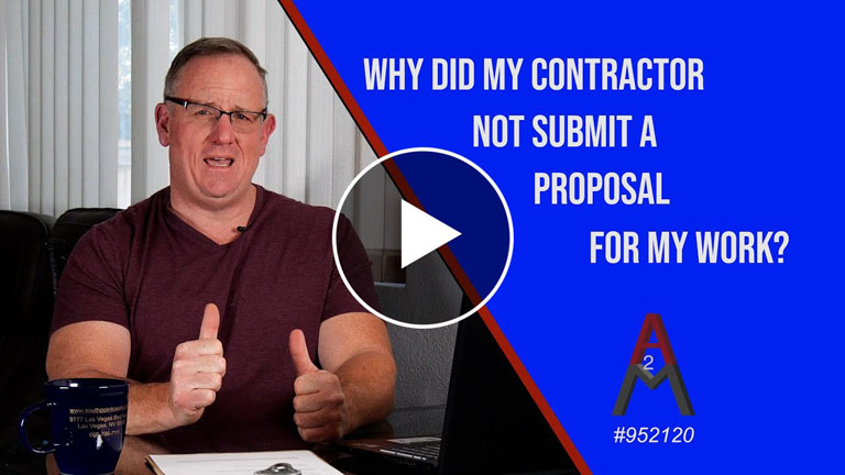 Ask The Pros, Submit a Proposal for the Work , a2mContractors, #5
